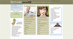 Desktop Screenshot of healthynj.org